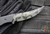Blackside Customs Cat 5 Fixed Blade- Persian- Multicam Black Blade Finish- Black G-10 Scales BSC-PER-BLKCAMO-BLKG10