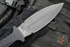 Blackside Customs Fairgate Smachet- Double Edge - Black Aluminum Handle Scales- Black Finished PSB27 Blade- Black HW BSC-FAIR-BLK-BLKA