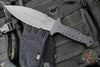 Blackside Customs Fairgate Smachet- Double Edge - Black Aluminum Handle Scales- Black Finished PSB27 Blade- Black HW BSC-FAIR-BLK-BLKA