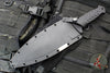 Blackside Customs Fairgate Smachet- Double Edge - Black Aluminum Handle Scales- Black Finished PSB27 Blade- Black HW BSC-FAIR-BLK-BLKA