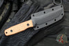 Blackside Customs Kimura Fixed Blade - Beskar Blade Finish- Copper Scales BSC-K1-BESKAR-CU