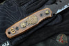 Blackside Customs Kimura Fixed Blade -One Off- Sumi Finish- Custom Copper Starlingear Gunner Scales BSC-K1-STAR1-SUMI