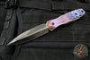 Blackside Customs Phase 7 SDM- Double Edge Dagger - MokuTi Scales- Hand Ground Magnacut Black DLC Blade BSC-P7SDM-MOKUTI-DLC