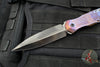 Blackside Customs Phase 7 SDM- Double Edge Dagger - MokuTi Scales- Hand Ground Magnacut Black DLC Blade BSC-P7SDM-MOKUTI-DLC