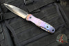 Blackside Customs Phase 7 SDM- Double Edge Dagger - MokuTi Scales- Hand Ground Magnacut Black DLC Blade BSC-P7SDM-MOKUTI-DLC
