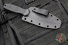 Blackside Customs Phase 7 SDM- Double Edge Dagger - Black G-10 Handle Scales- Wasteland Finished Blade BSC-P7SDM-BLK-WASTE