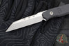 Blackside Customs Americana- SCRATCH DEAL- Covert- Reverse Tanto Edge- Two Tone Gray Matter Blade Finish- Black G-10 Scales BSC-AMCO-GMK-BLKG10 PREOWNED