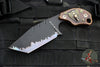 Blackside Customs/Strider Knives SLCC Fixed Blade- Tanto Edge- Custom Starlingear One-Off Copper Scales- Sumi Finished Blade