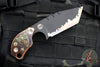 Blackside Customs/Strider Knives SLCC Fixed Blade- Tanto Edge- Custom Starlingear One-Off Copper Scales- Sumi Finished Blade