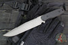 Blackside Customs Recon 1 Fixed Blade- Gray Matter Finished Saw Back Blade- Black G-10 Scales BSC-ROG1-GMSAW-BLKG10