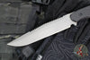 Blackside Customs Recon 1 Fixed Blade- Gray Matter Finished Saw Back Blade- Black G-10 Scales BSC-ROG1-GMSAW-BLKG10