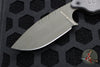 Blackside Customs/Strider Knives SLCC Fixed Blade- Drop Point Edge- Carbon Fiber Scale- OD Green Blade Finish