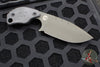 Blackside Customs/Strider Knives SLCC Fixed Blade- Drop Point Edge- Carbon Fiber Scale- OD Green Blade Finish