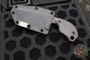 Blackside Customs/Strider Knives SLCC Fixed Blade- Drop Point Edge- Carbon Fiber Scale- OD Green Blade Finish