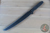 Blackside Customs Tokyo Drifter Fixed Blade Wakizashi- Black Blade Finish- Black G-10 Scales- Black HW BSC-TD-BLK-BLKG10