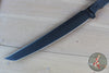 Blackside Customs Tokyo Drifter Fixed Blade Wakizashi- Black Blade Finish- Black G-10 Scales- Black HW BSC-TD-BLK-BLKG10