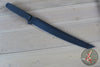 Blackside Customs Tokyo Drifter Fixed Blade Wakizashi- Black Blade Finish- Black G-10 Scales- Black HW BSC-TD-BLK-BLKG10
