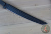 Blackside Customs Tokyo Drifter Fixed Blade Wakizashi- Black Blade Finish- Black G-10 Scales- Black HW BSC-TD-BLK-BLKG10