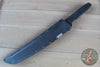 Blackside Customs Tokyo Drifter Fixed Blade Wakizashi- Black Blade Finish- Black G-10 Scales- Black HW BSC-TD-BLK-BLKG10