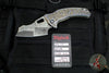 Borka Blades- Bond Knives Collaboration- Shylock- Black Hula/Gold Finished Titanium Handle with Gold Sakura Flowers- Compound Grind Black Snow Finished Blade