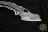 Borka Blades- Bond Knives Collaboration- Shylock- Black Hula/Gold Finished Titanium Handle with Gold Sakura Flowers- Compound Grind Black Snow Finished Blade