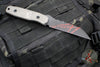 Blackside Customs Americana- Reverse Tanto Edge- Black With Blood Spattered Finish- Titanium Handle Scales BSC-AM-TI-MOC