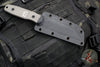 Blackside Customs Americana- Reverse Tanto Edge- Black With Blood Spattered Finish- Titanium Handle Scales BSC-AM-TI-MOC