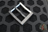 Blackside Customs Modular Belt Buckle- Carbon Fiber with Blue Titanium Hardware - with Hidden Handcuff Key
