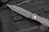 Blackside Customs Phase 7 Double Edge Dagger - Black with Carbon Fiber Scales BSC-P7-BLK-CF