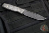 Blackside Customs Plan B Fixed Blade - Black Finish- Black Camo Carbon Scales BSC-PB-BLK-BLKCC