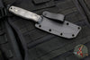 Blackside Customs Plan B Fixed Blade - Black Finish- Black Camo Carbon Scales BSC-PB-BLK-BLKCC