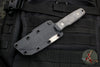 Blackside Customs Plan B Fixed Blade - Black Finish- Black Camo Carbon Scales BSC-PB-BLK-BLKCC