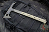 Blackside Customs Rykochet- Tomahawk- OD Green Finished- OD Green G-10 Handle Scales- Carbon Fiber Head Scales- Titanium Hardware BSC-T-OD-OD-CF
