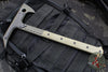Blackside Customs Rykochet- Tomahawk- OD Green Finished- OD Green G-10 Handle Scales- Carbon Fiber Head Scales- Titanium Hardware BSC-T-OD-OD-CF
