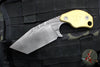 Blackside Customs/Strider Knives SLCC Fixed Blade- Tanto Edge- Beskar Edition- Brass Scale