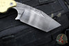 Blackside Customs/Strider Knives SLCC Fixed Blade- Tanto Edge- Beskar Edition- Brass Scale