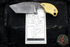 Blackside Customs/Strider Knives SLCC Fixed Blade- Tanto Edge- Beskar Edition- Brass Scale