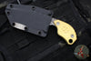 Blackside Customs/Strider Knives SLCC Fixed Blade- Tanto Edge- Beskar Edition- Brass Scale