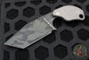 Blackside Customs/Strider Knives SLCC Fixed Blade- Tanto Edge- Titanium Scale- Black Multicam Blade Finish
