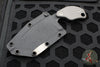 Blackside Customs/Strider Knives SLCC Fixed Blade- Tanto Edge- Titanium Scale- Black Multicam Blade Finish