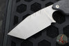 Blackside Customs/Strider Knives SLCC Fixed Blade- Tanto Edge- Black G-10 Scale- Gray Matter Blade Finish