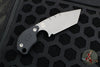 Blackside Customs/Strider Knives SLCC Fixed Blade- Tanto Edge- Black G-10 Scale- Gray Matter Blade Finish