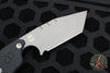 Blackside Customs/Strider Knives SLCC Fixed Blade- Tanto Edge- Black G-10 Scale- Gray Matter Blade Finish