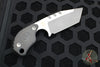 Blackside Customs/Strider Knives SLCC Fixed Blade- Tanto Edge- Carbon Fiber Scale- Two Tone Gray Matter Blade Finish
