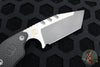 Blackside Customs/Strider Knives SLCC Fixed Blade- Tanto Edge- Carbon Fiber Scale- Two Tone Gray Matter Blade Finish