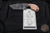 Blackside Customs/Strider Knives SLCC Fixed Blade- Tanto Edge- Beskar Edition- Copper Scale