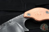 Blackside Customs/Strider Knives SLCC Fixed Blade- Tanto Edge- Beskar Edition- Copper Scale