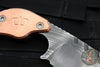 Blackside Customs/Strider Knives SLCC Fixed Blade- Tanto Edge- Beskar Edition- Copper Scale