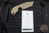 Blackside Customs/Strider Knives SLCC Fixed Blade- Tanto Edge- Coyote Tan G-10 Scale- Coyote Tan Blade Finish