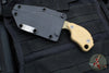 Blackside Customs/Strider Knives SLCC Fixed Blade- Tanto Edge- Coyote Tan G-10 Scale- Coyote Tan Blade Finish